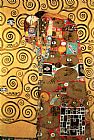Gustav Klimt Wall Art - Fulfillment,Stoclet Frieze I